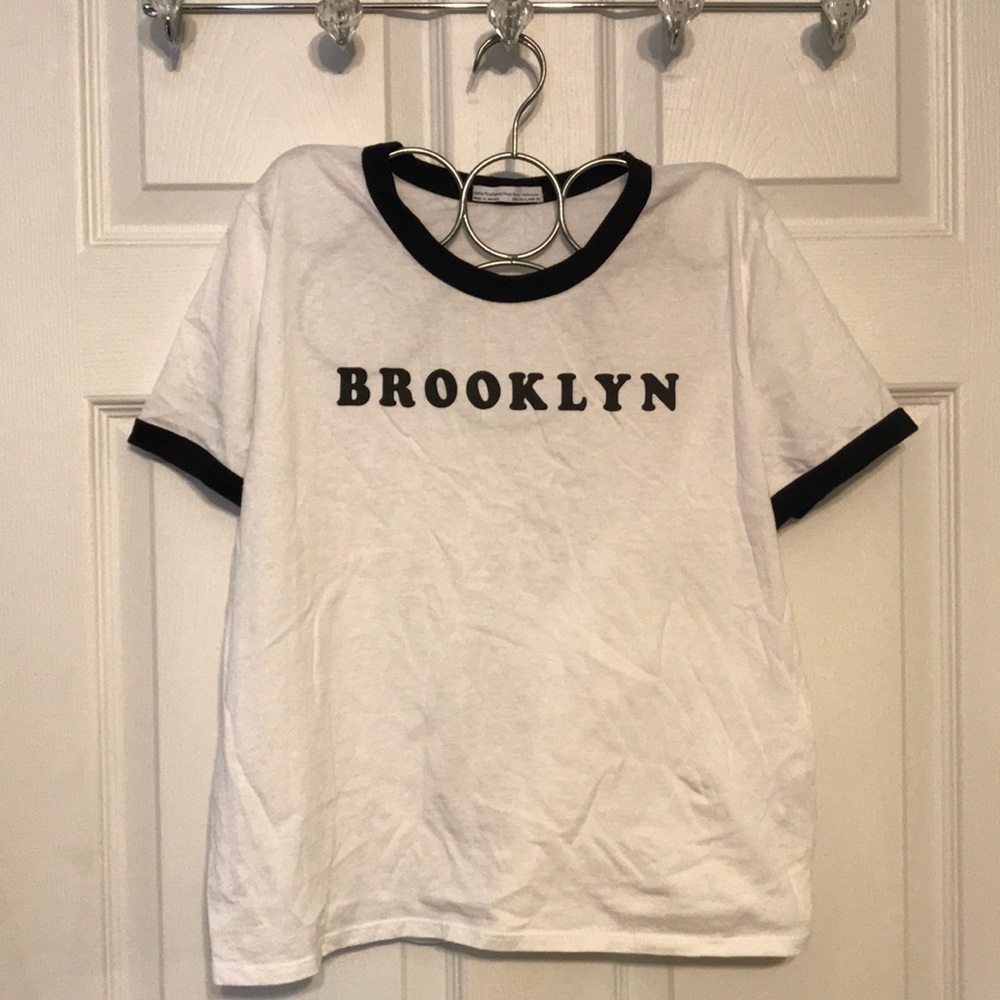 White “Brooklyn” Tee (Forever 21)